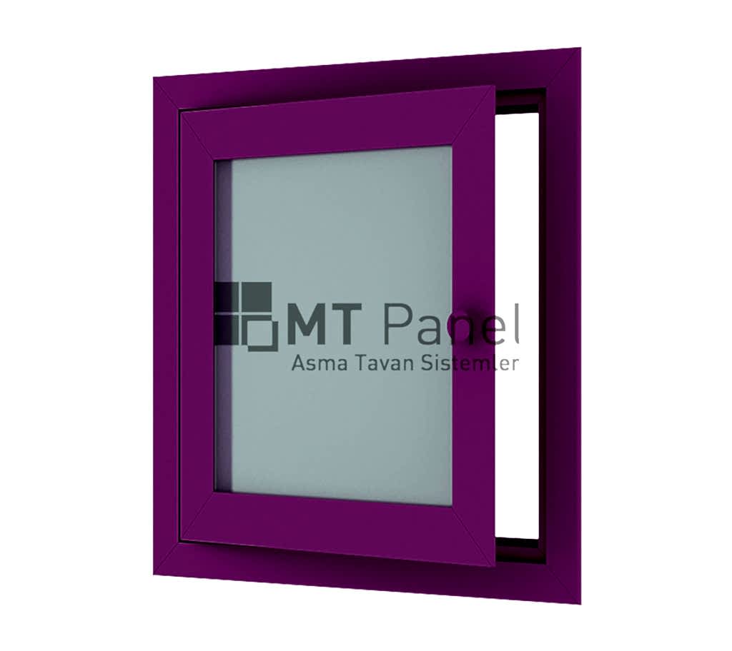 camlı müdahale kapağı