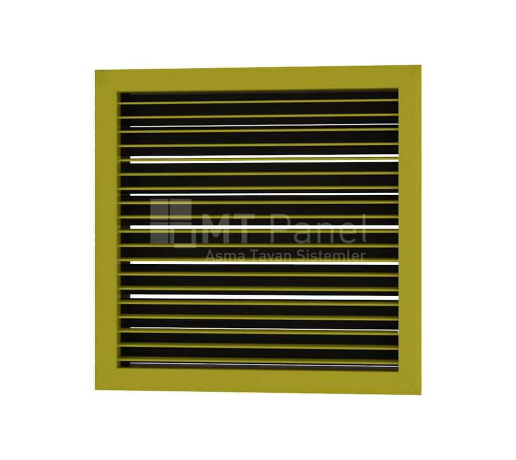 tek sıra damperli menfez